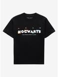 Harry Potter Geometric Hogwarts Youth T-Shirt - BoxLunch Exclusive, BLACK, hi-res