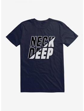 Neck Deep Split Script T-Shirt, , hi-res