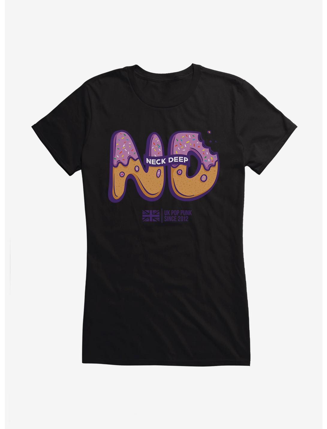 Neck Deep Donut Logo Girls T-Shirt, , hi-res