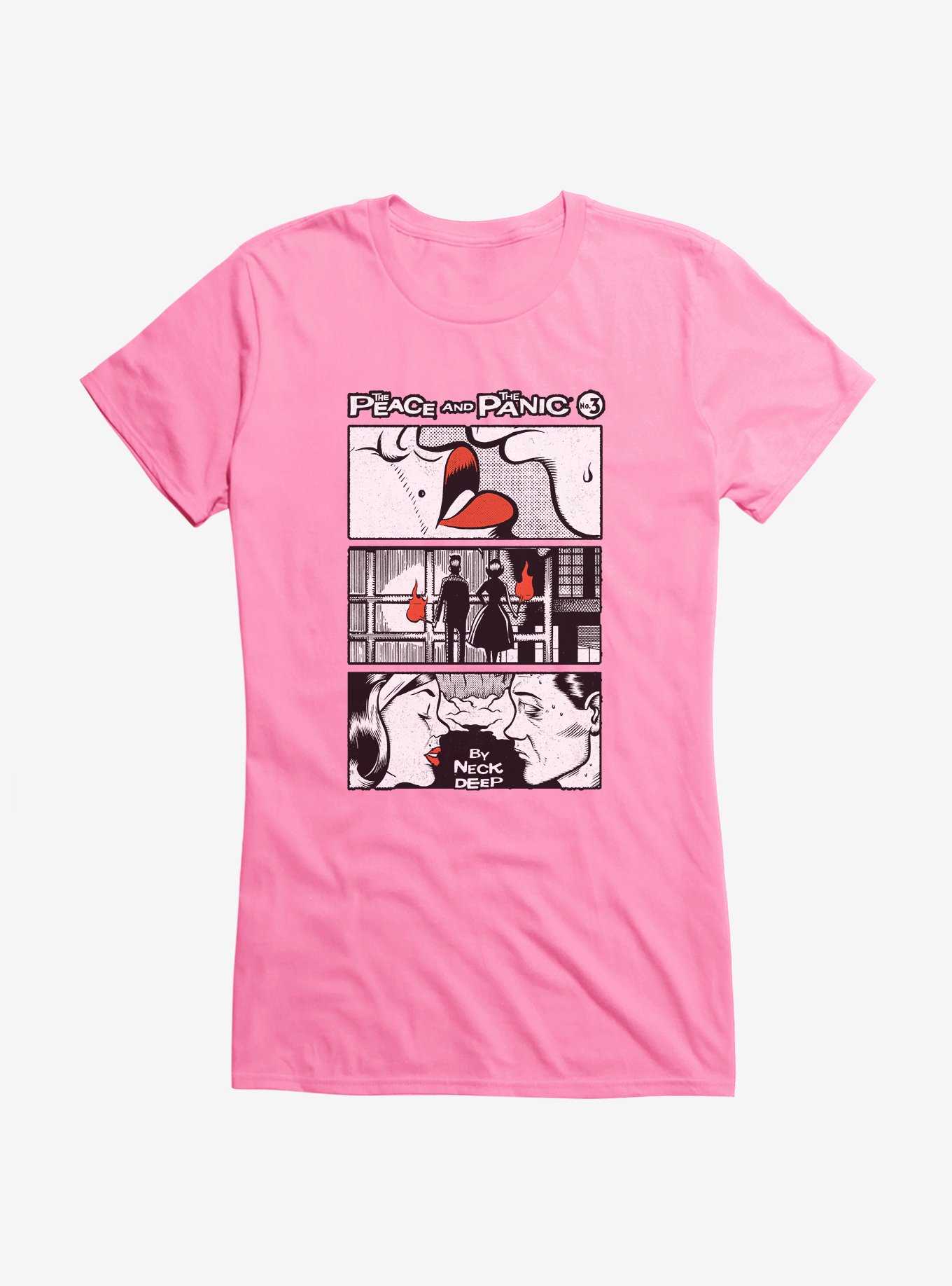 Neck Deep Comic Panel Girls T-Shirt, , hi-res