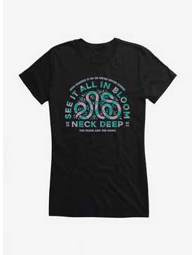 Neck Deep In Bloom Snake Girls T-Shirt, , hi-res