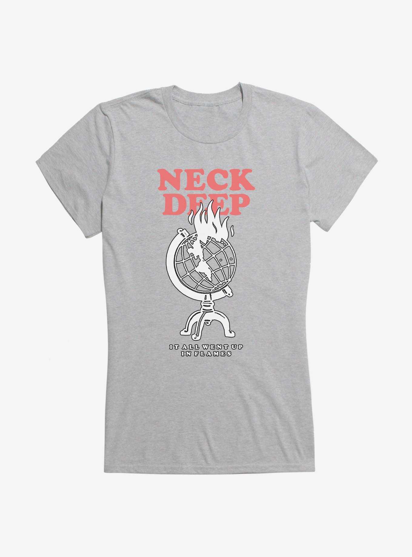 Neck Deep It All Went Up In Flames Girls T-Shirt, , hi-res