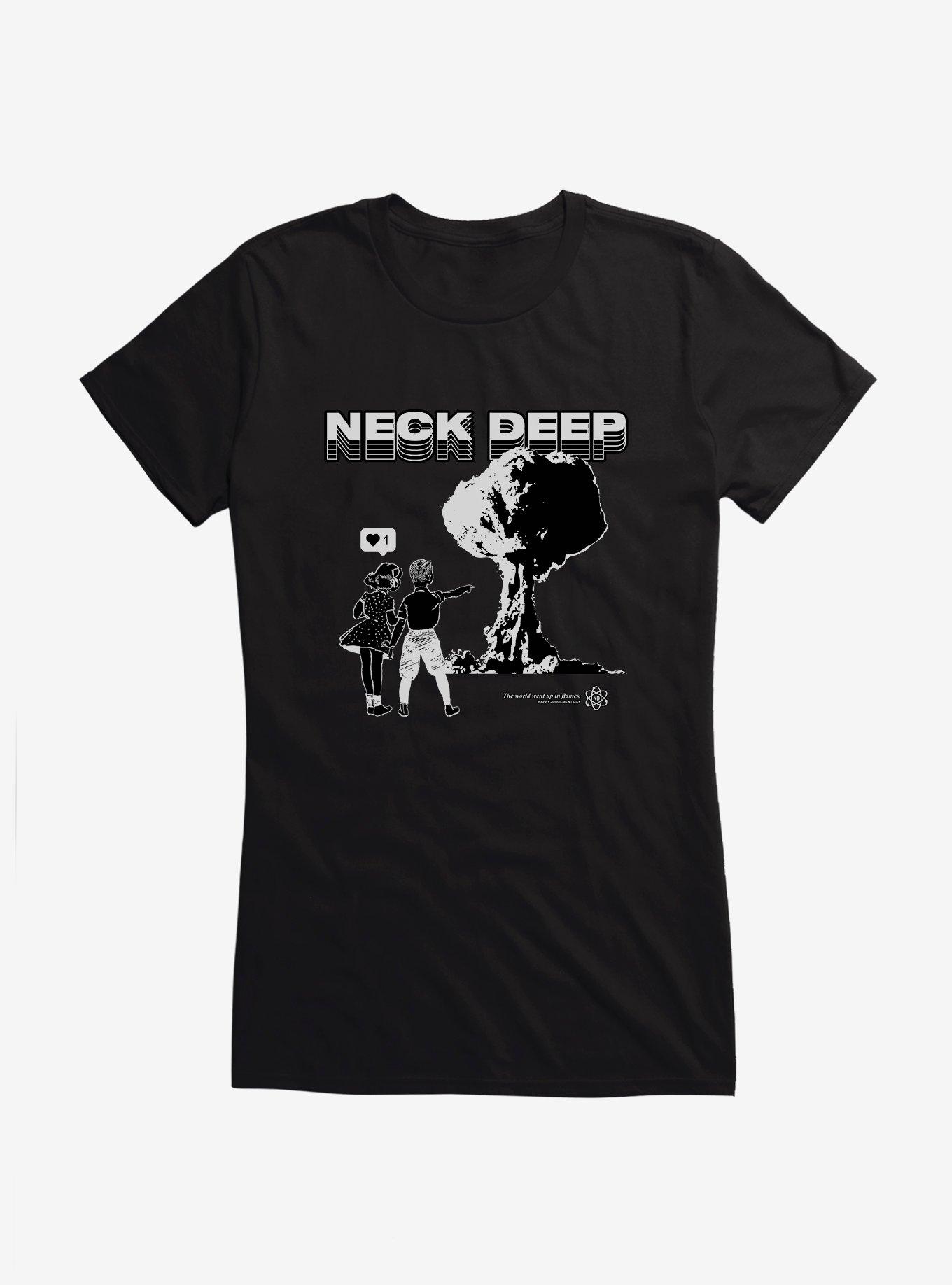 Neck Deep Nuclear Couple Girls T-Shirt