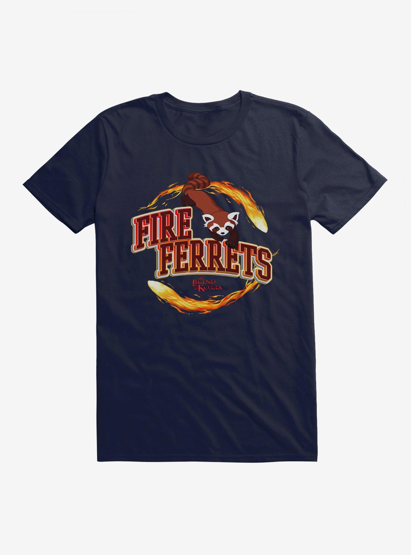 The Legend Of Korra Fire Ferrets Pabu T-Shirt, NAVY, hi-res