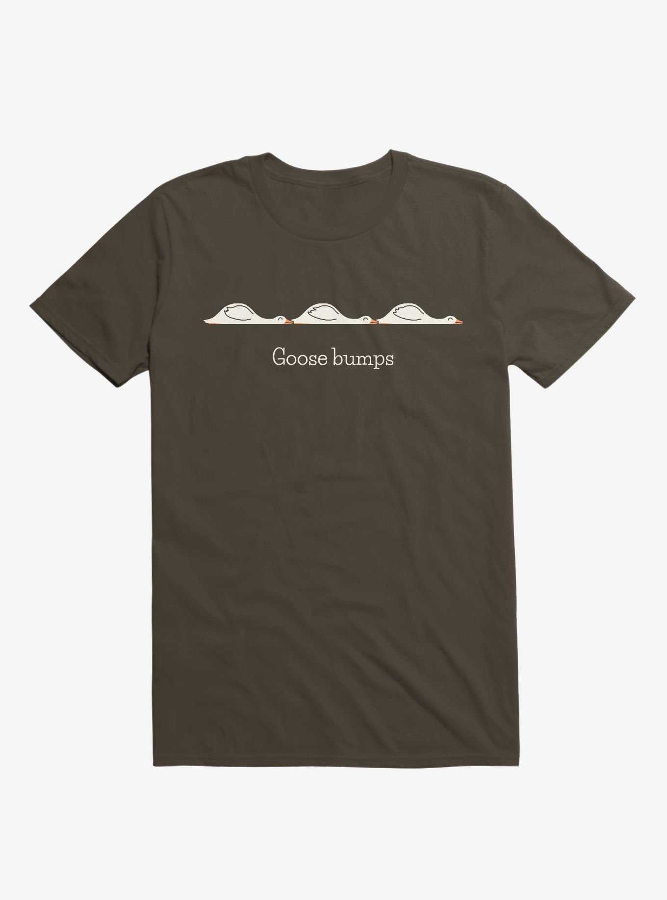 Goose Bumps Brown T-Shirt, , hi-res