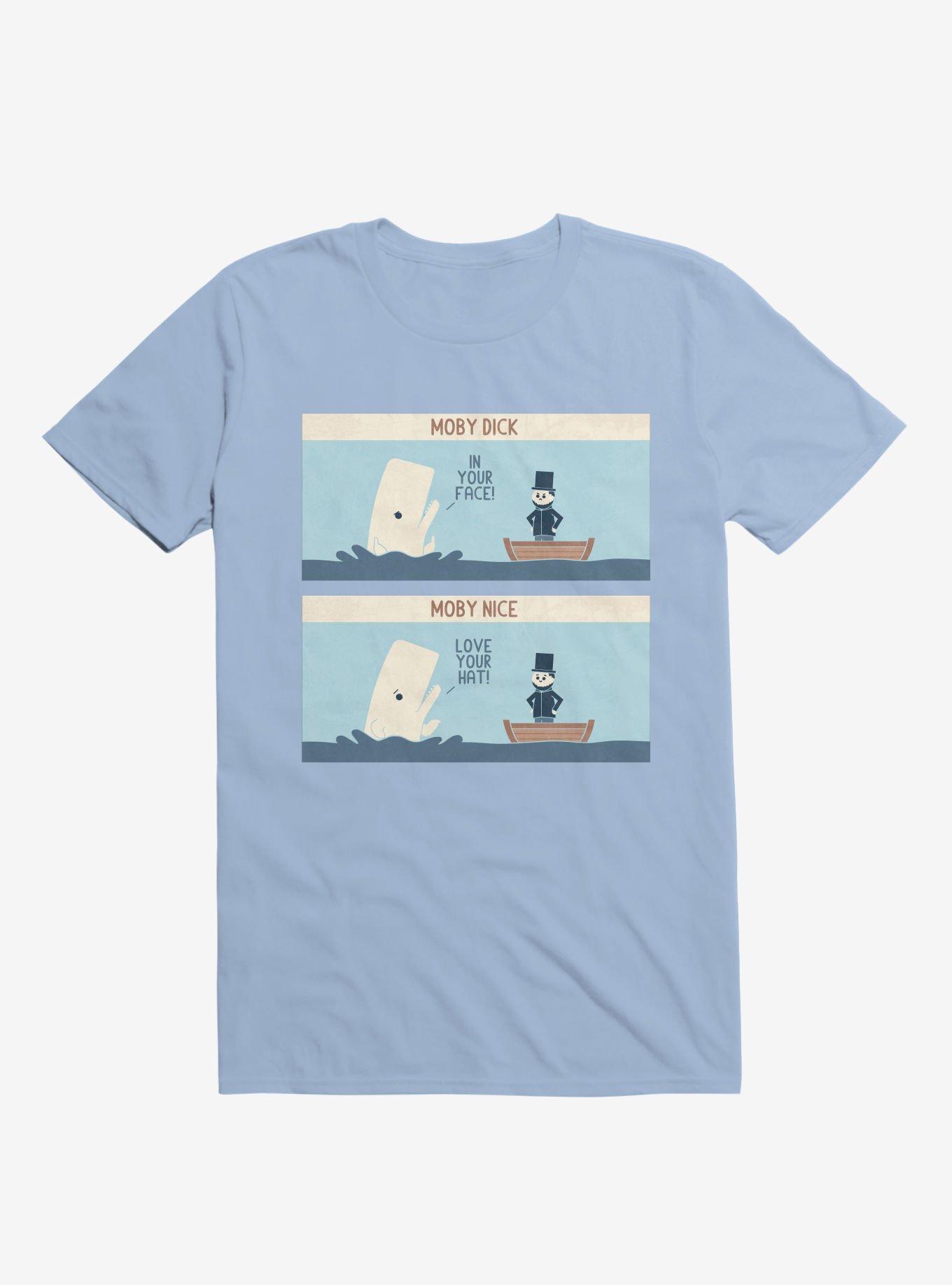 Moby Dick Moby Nice Light Blue T-Shirt, , hi-res