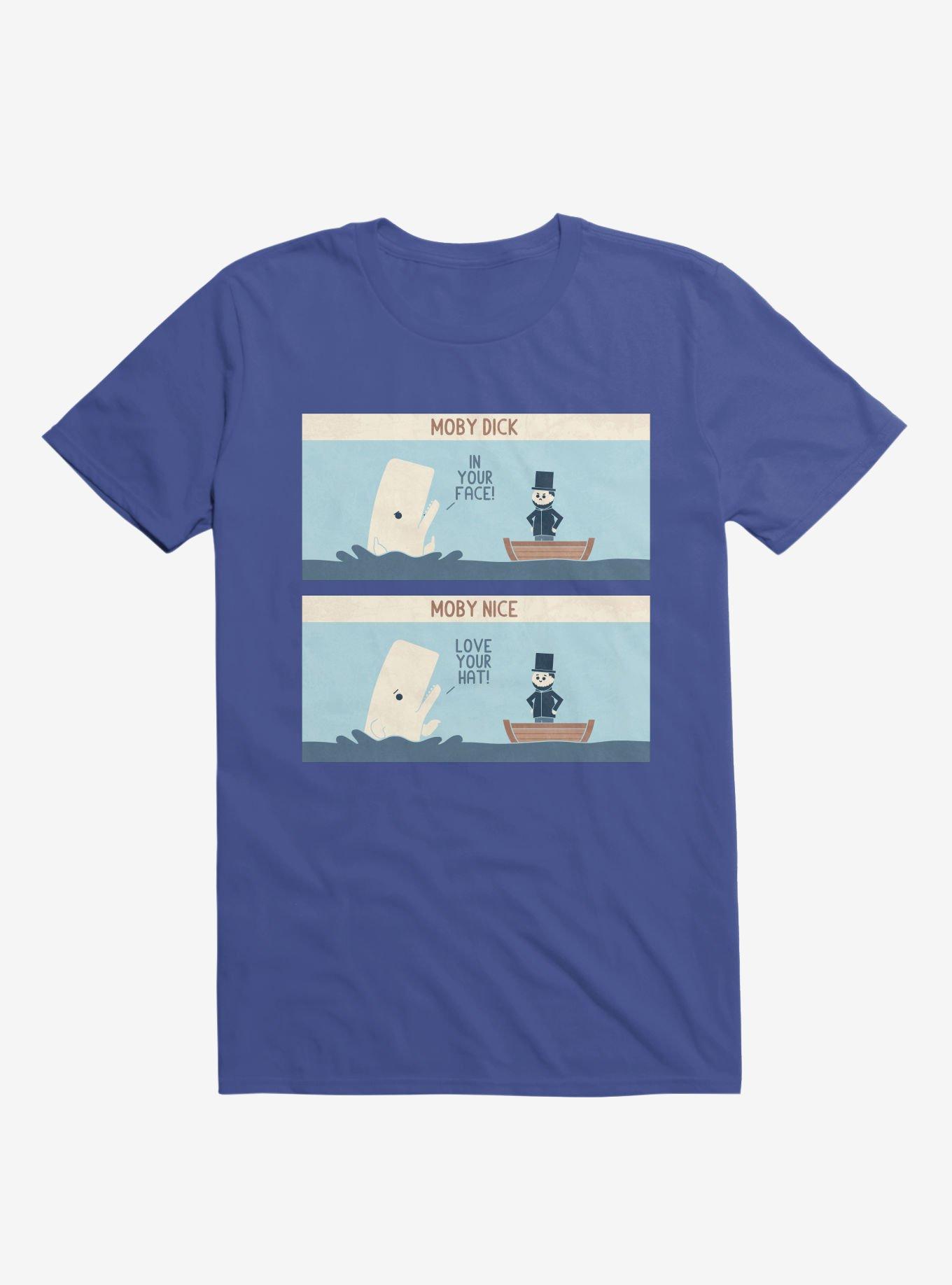 Moby Dick Moby Nice Royal Blue T-Shirt, , hi-res