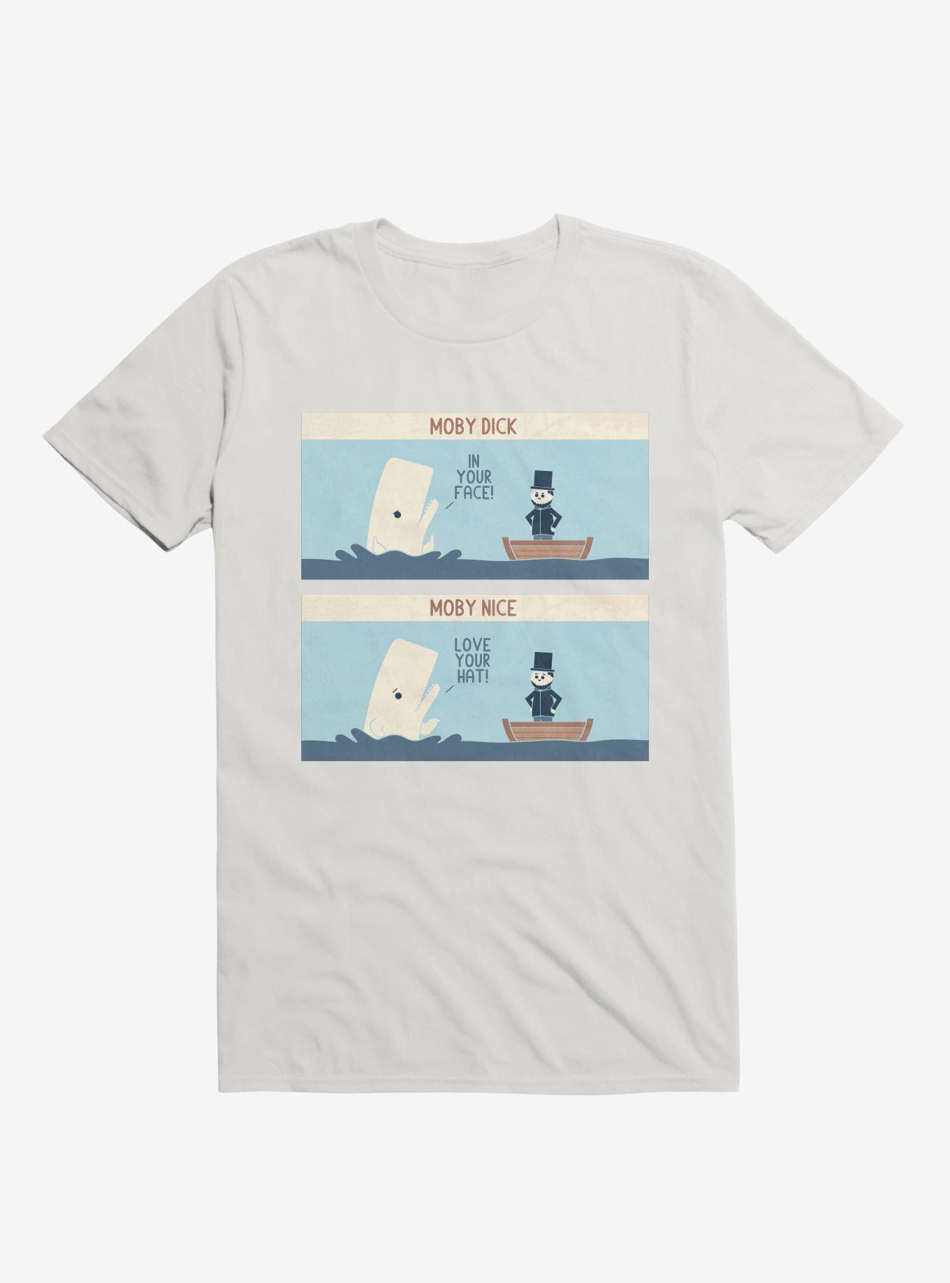 Moby Dick Moby Nice White T-Shirt, , hi-res