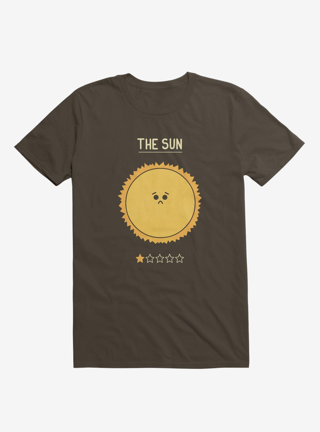 The Sun One Star Rating Brown T-Shirt, BROWN, hi-res