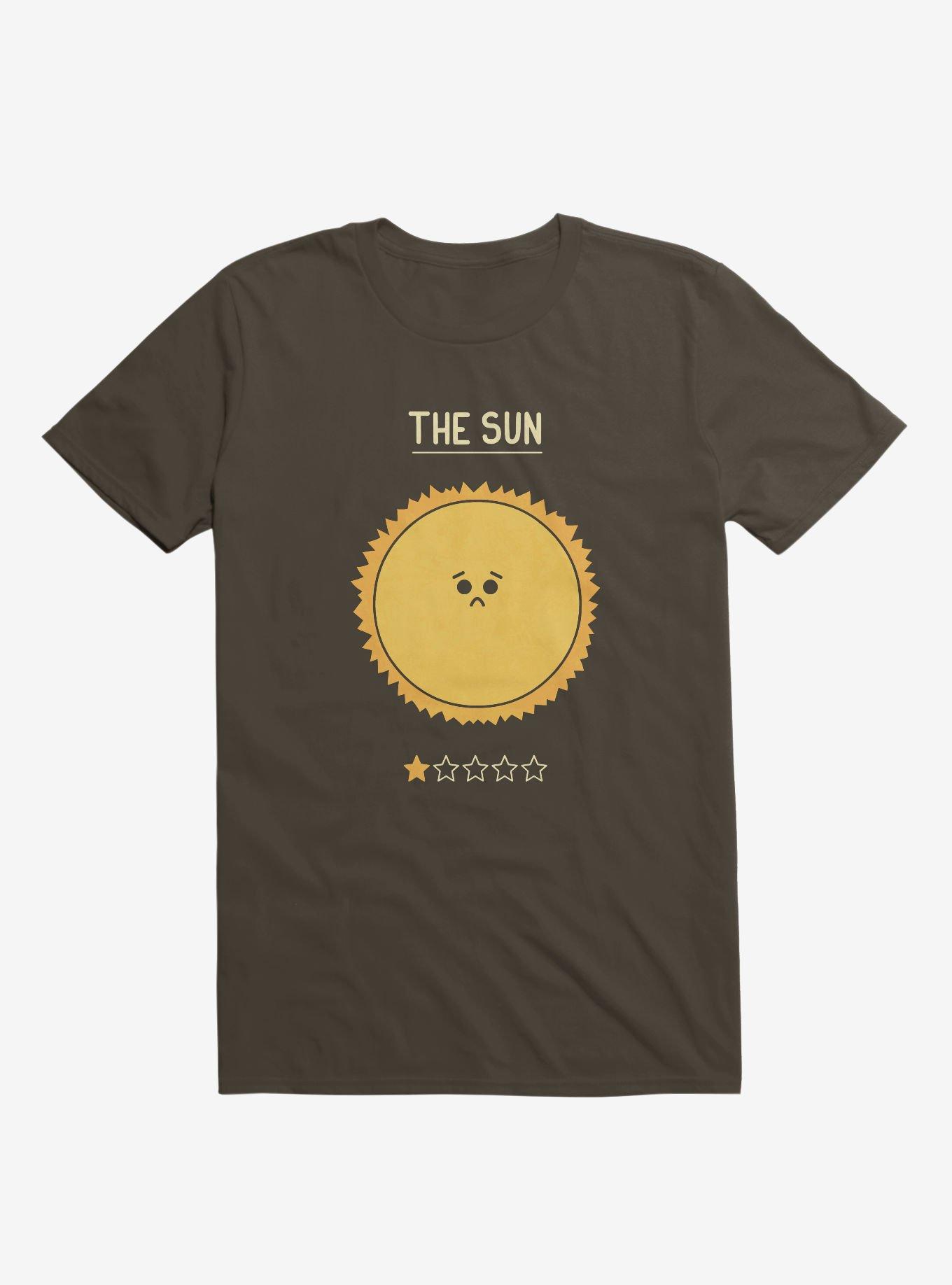 The Sun One Star Rating Brown T-Shirt, BROWN, hi-res