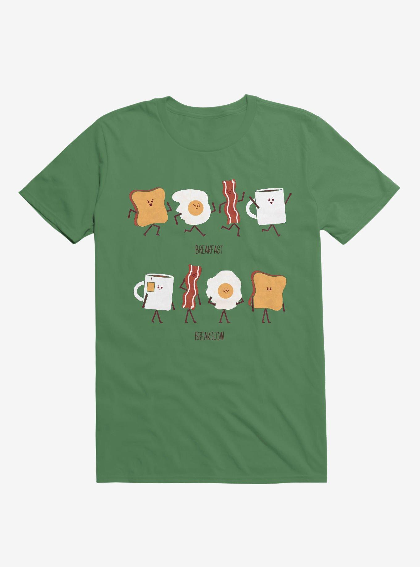 Opposites Breakfast Breakslow Irish Green T-Shirt, , hi-res