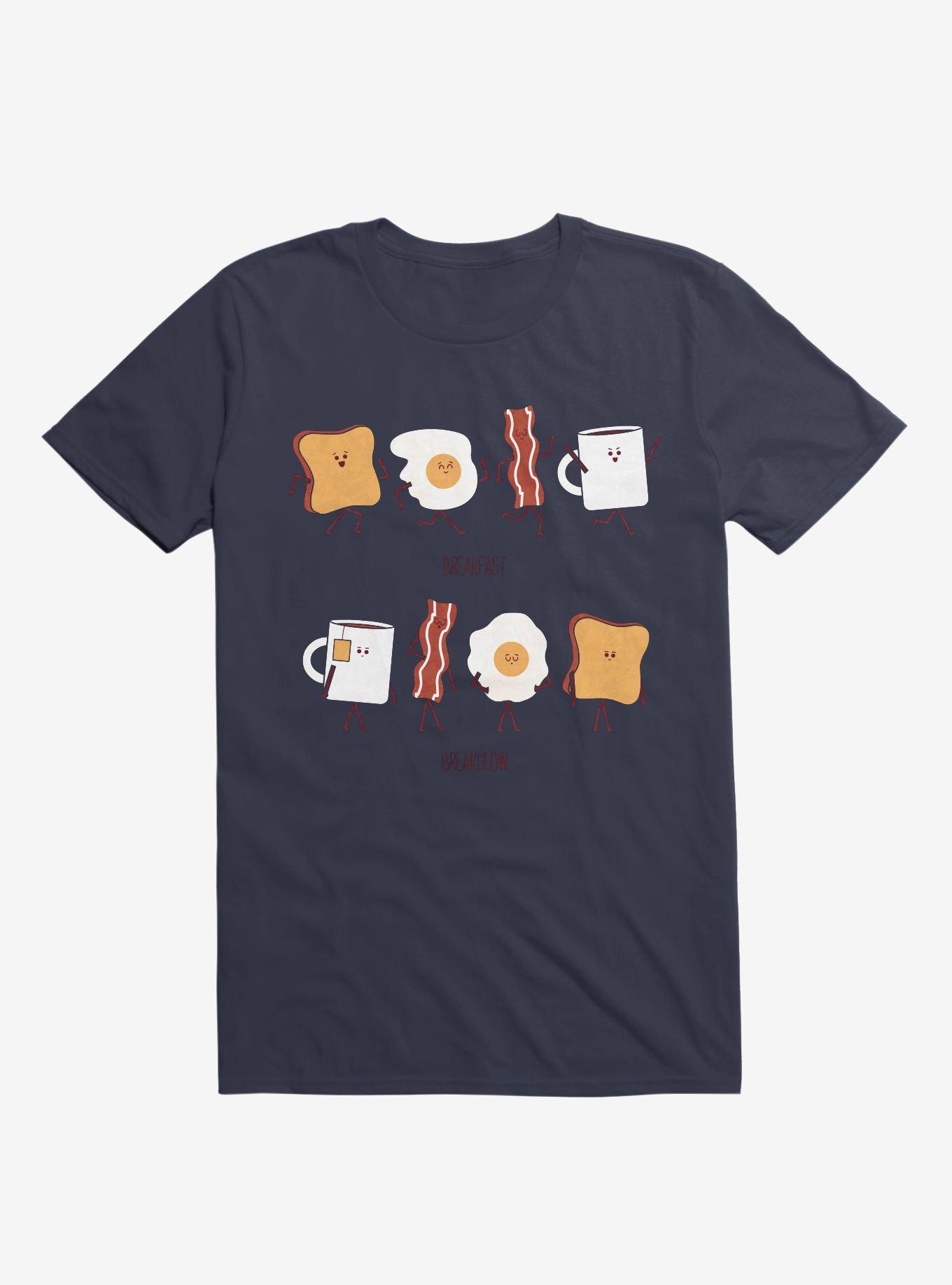 Opposites Breakfast Breakslow Navy Blue T-Shirt, NAVY, hi-res