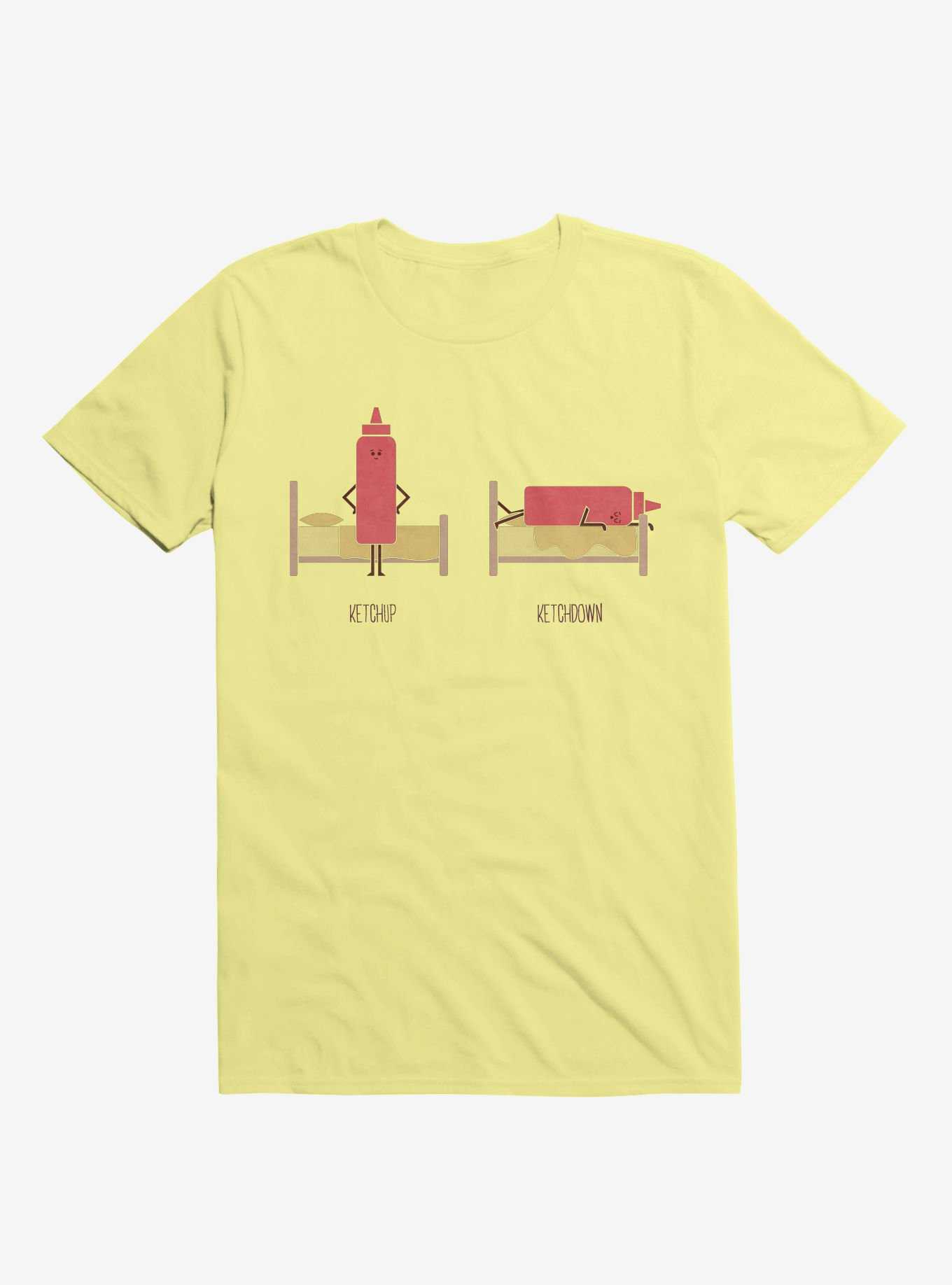 Opposites Ketchup Ketchdown Corn Silk Yellow T-Shirt, , hi-res