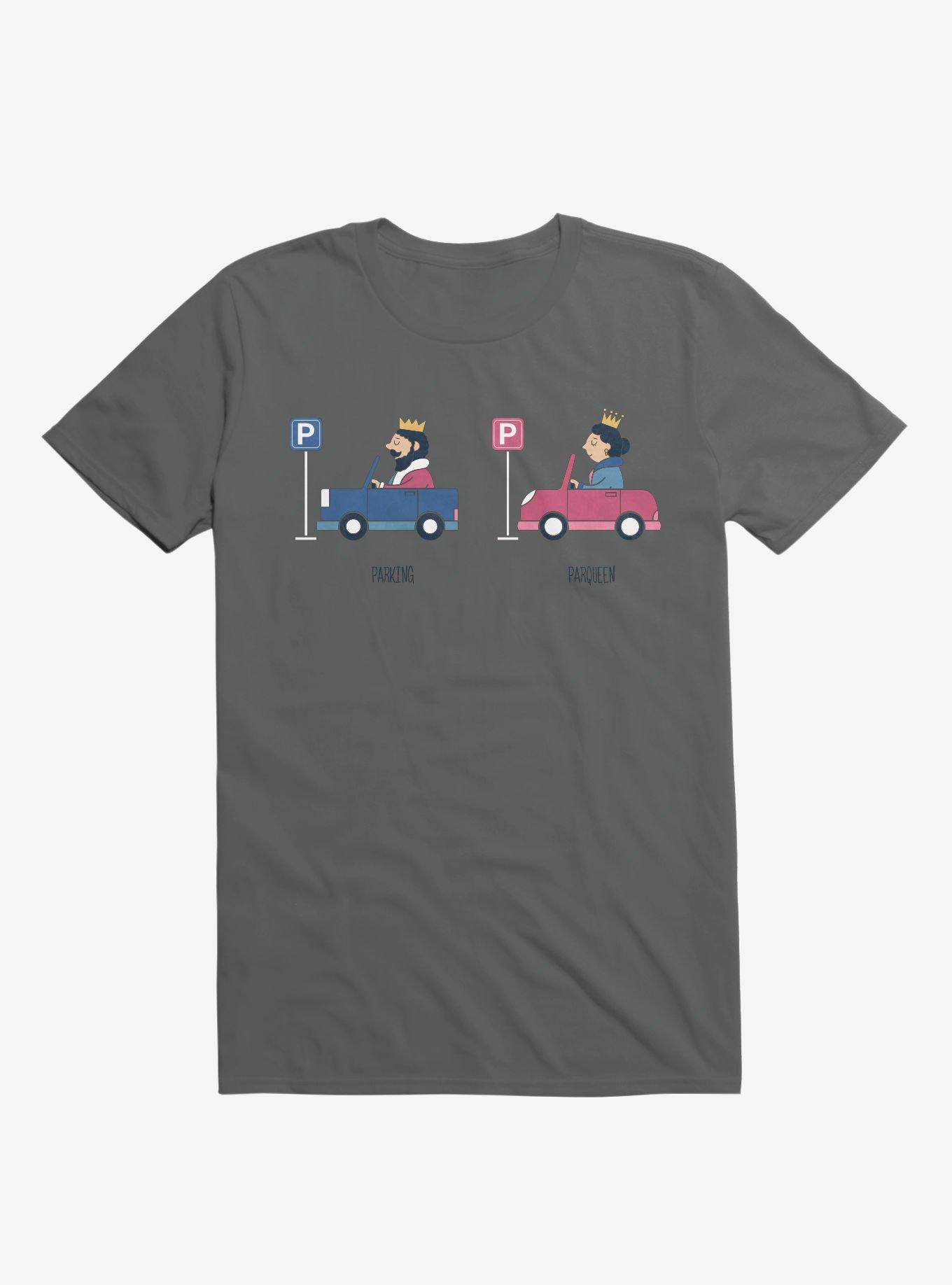 Opposites Parking Parkqueen Charcoal Grey T-Shirt, , hi-res
