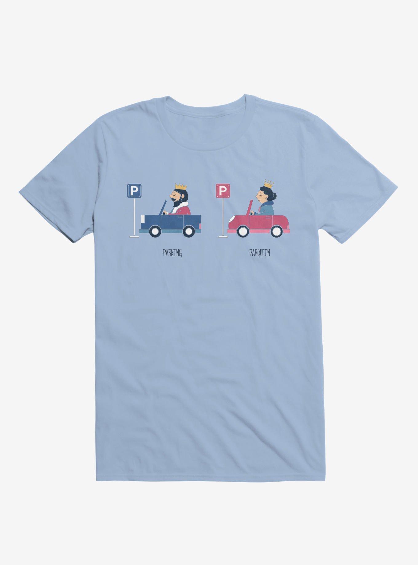 Opposites Parking Parkqueen Light Blue T-Shirt
