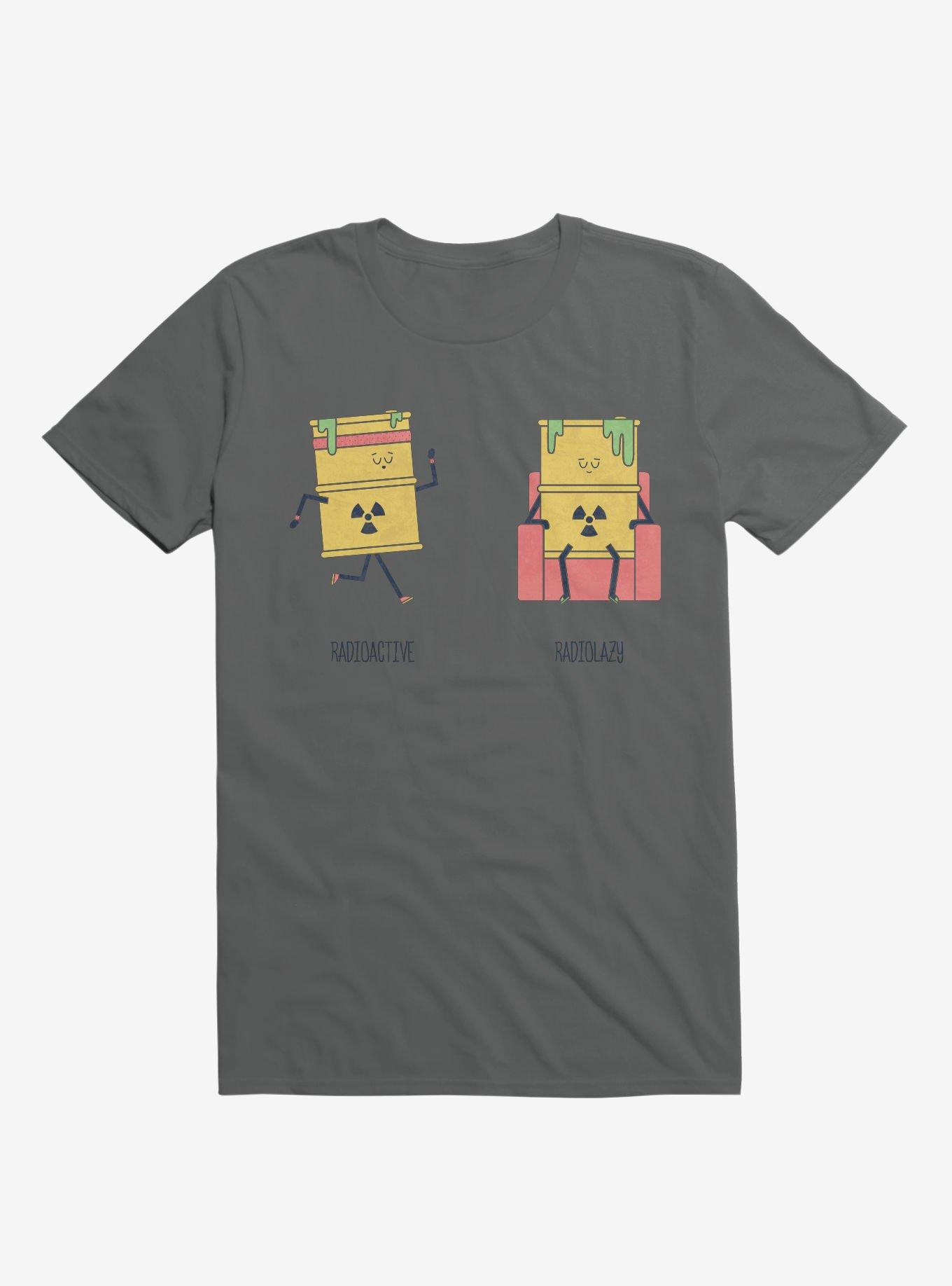 Opposites Radioactive Radiolazy Charcoal Grey T-Shirt, CHARCOAL, hi-res