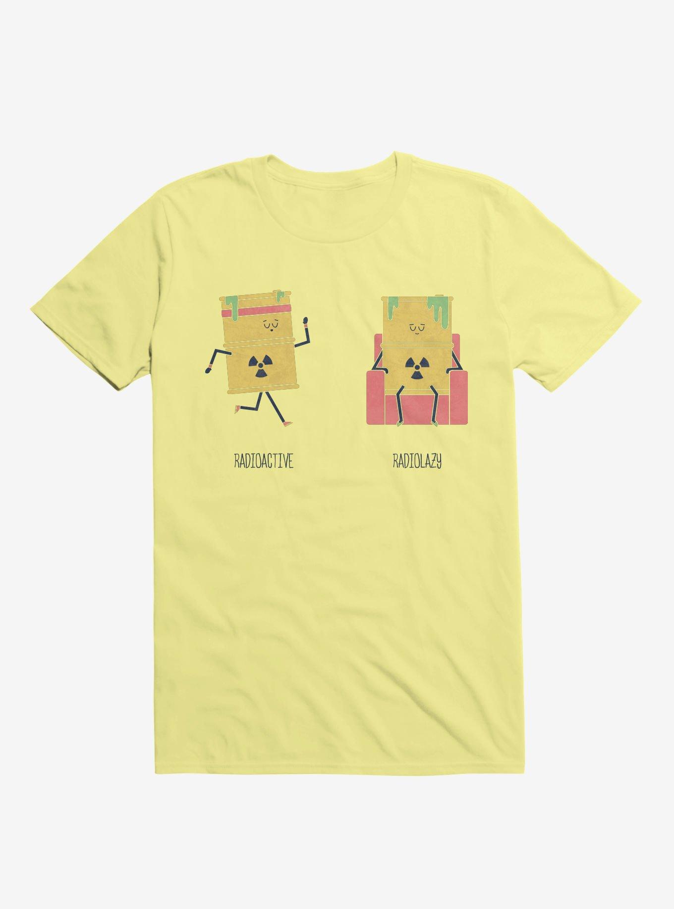 Opposites Radioactive Radiolazy Corn Silk Yellow T-Shirt