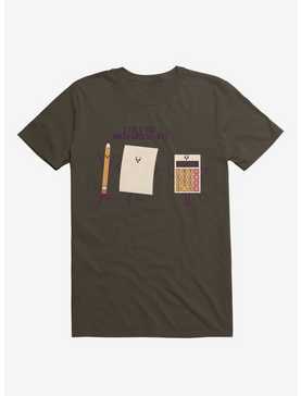I Told You Math Was Scary Brown T-Shirt, , hi-res
