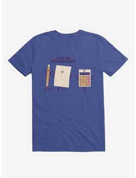 I Told You Math Was Scary Royal Blue T-Shirt, , hi-res