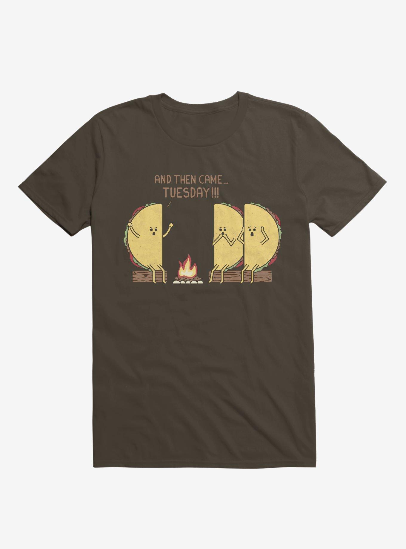 And Then Came... Tuesday!!! Taco Campfire Story Brown T-Shirt, , hi-res