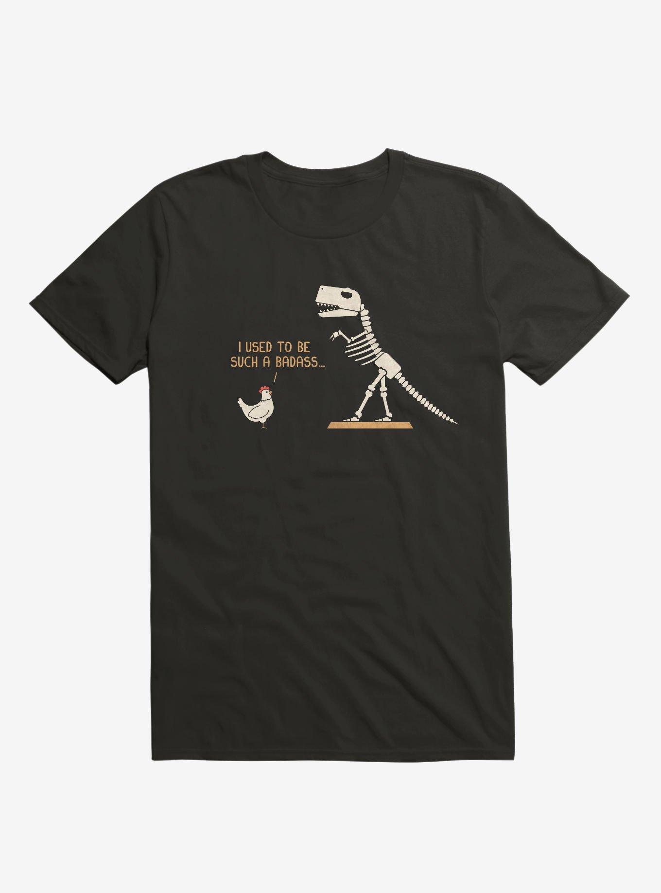 Chicken I Used To Be Bad... Black T-Shirt, , hi-res