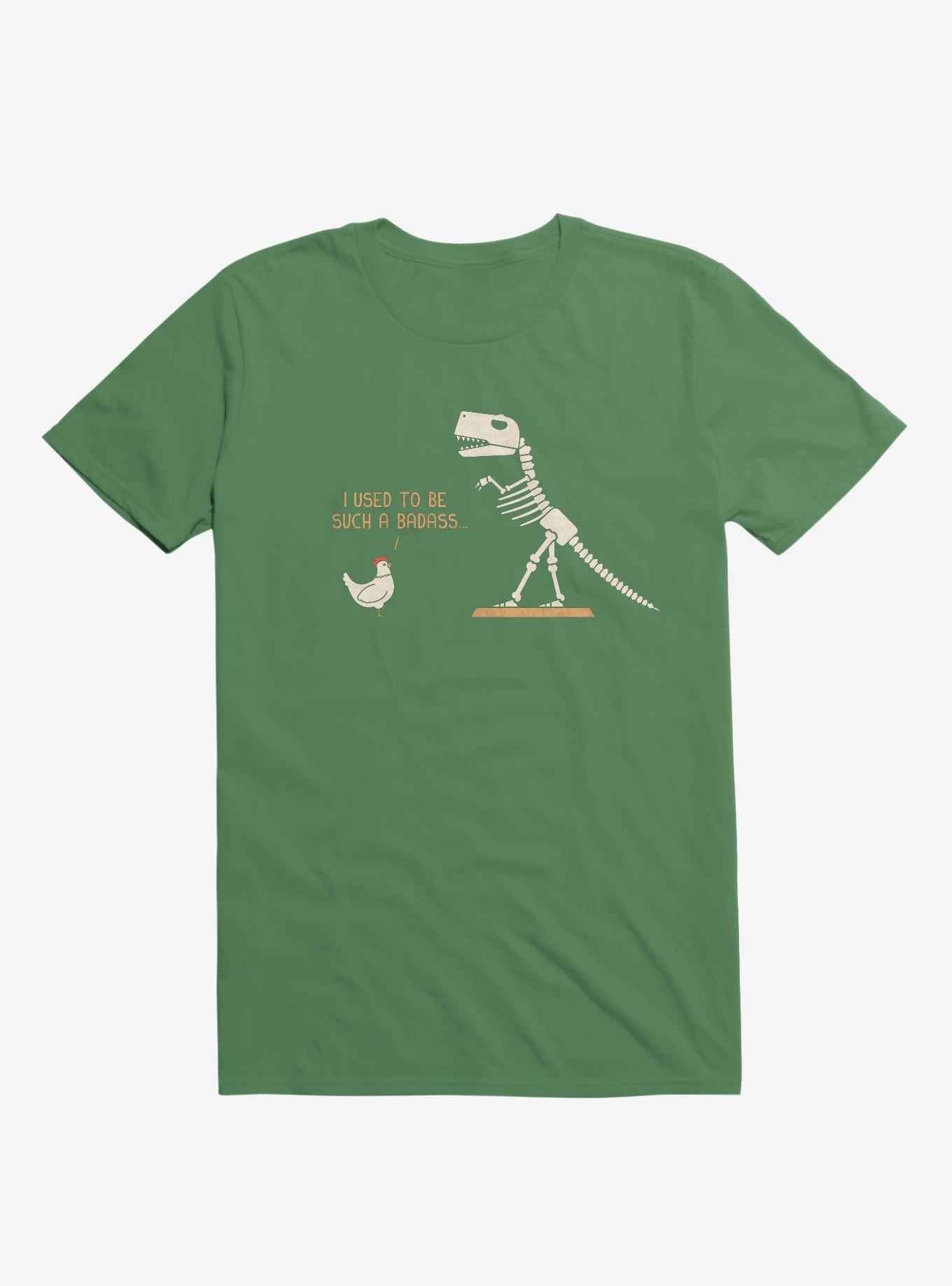 Chicken I Used To Be Bad... Irish Green T-Shirt, , hi-res