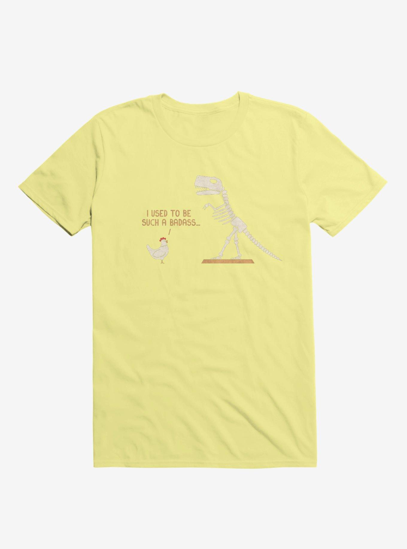 Chicken I Used To Be Bad... Corn Silk Yellow T-Shirt, CORN SILK, hi-res
