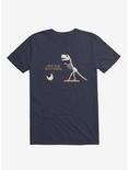 Chicken I Used To Be Bad... Navy Blue T-Shirt, NAVY, hi-res