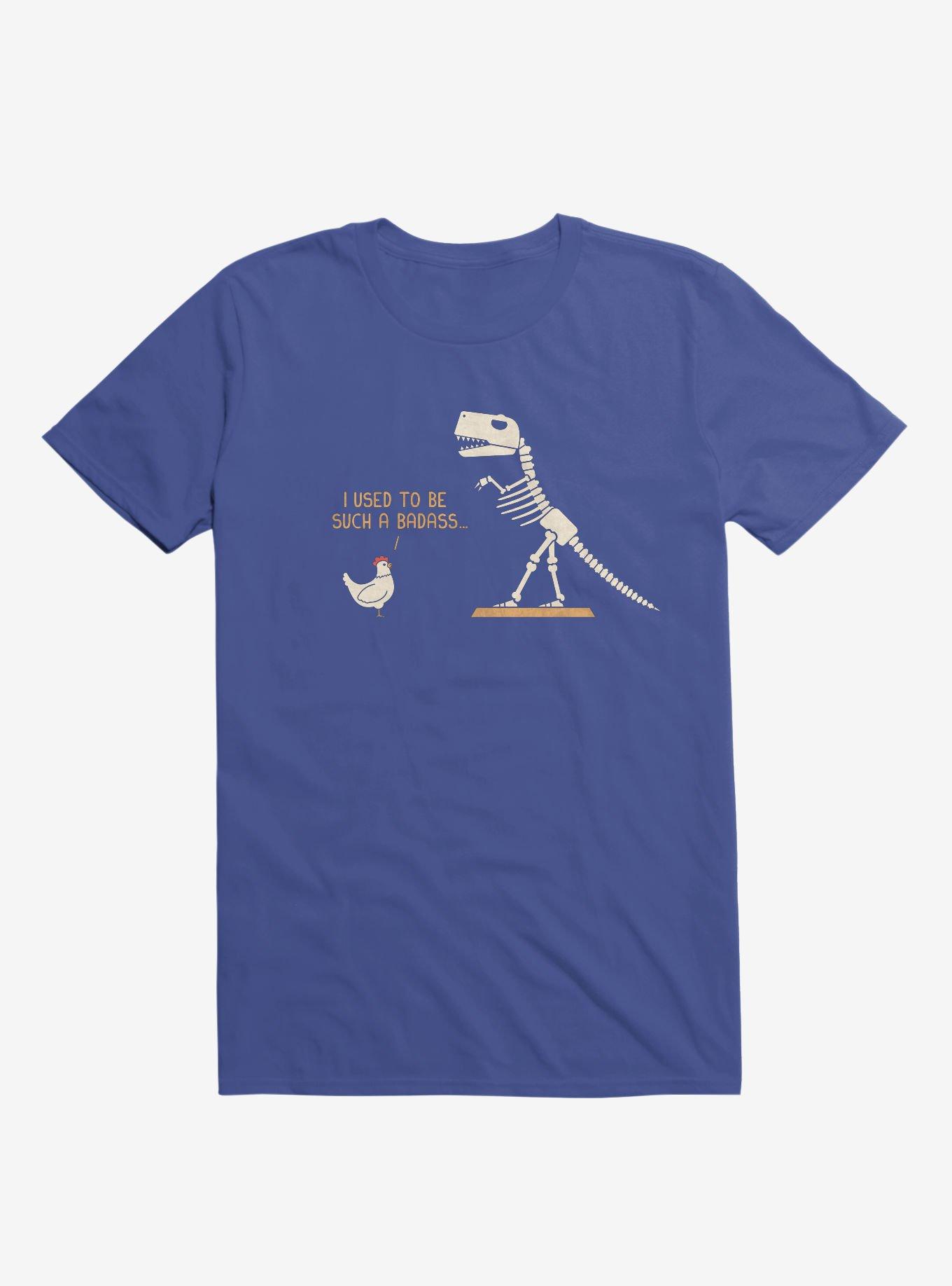 Chicken I Used To Be Bad... Royal Blue T-Shirt, ROYAL, hi-res