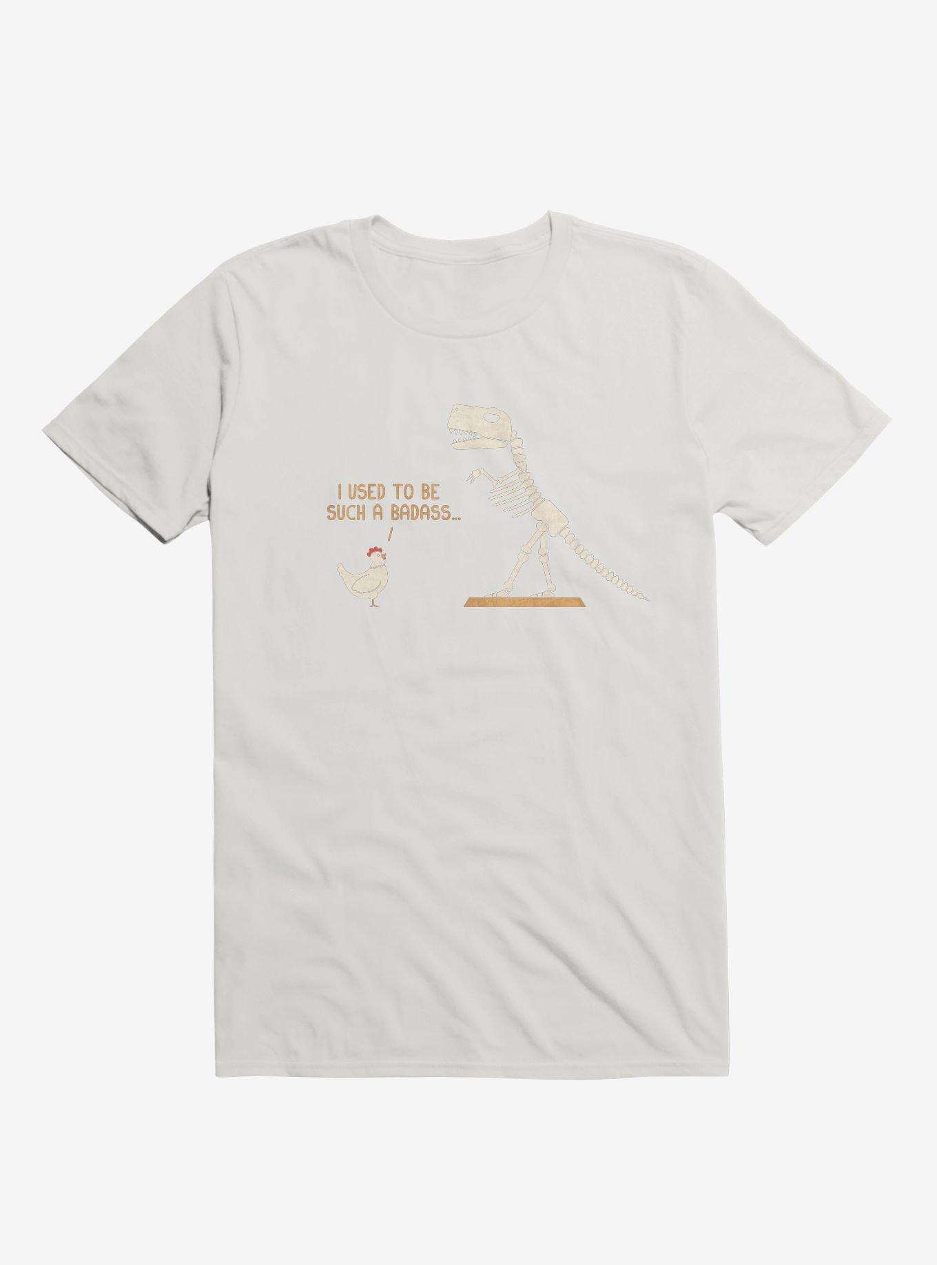 Chicken I Used To Be Bad... White T-Shirt, , hi-res