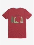 We're Into Cryptocurrency! Mythical Creatures Red T-Shirt, RED, hi-res