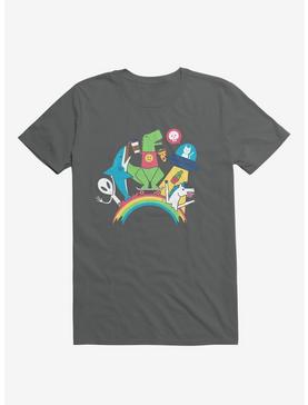 FTW Rainbow Party Charcoal Grey T-Shirt, , hi-res