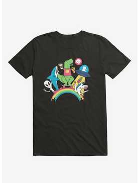 FTW Rainbow Party Black T-Shirt, , hi-res