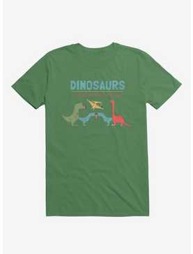 Fact Dinosaurs They'd Probably Kill You! Irish Green T-Shirt, , hi-res