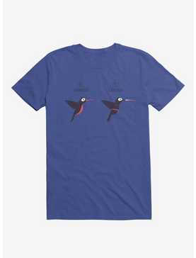 Know Your Birds A Hummingbird Or Ninja Bird Royal Blue T-Shirt, , hi-res