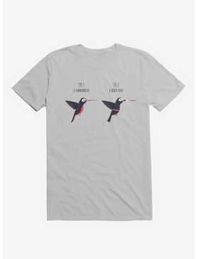 Know Your Birds A Hummingbird Or Ninja Bird Ice Grey T-Shirt, , hi-res