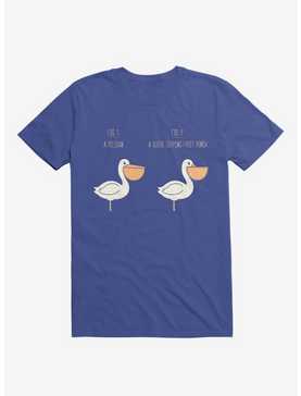 Know Your Birds A Pelican Or A Goose Royal Blue T-Shirt, , hi-res