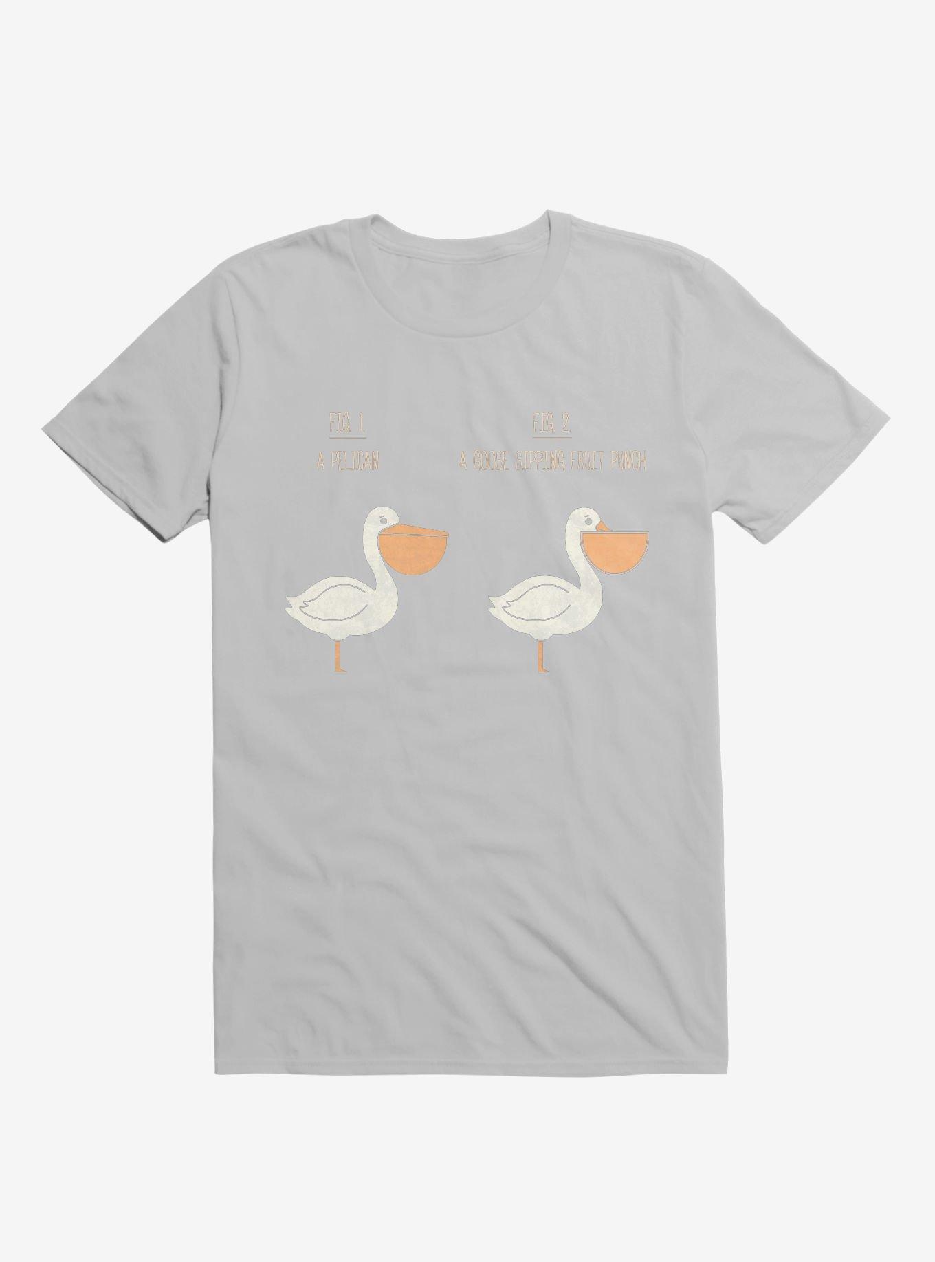 Know Your Birds A Pelican Or A Goose Ice Grey T-Shirt, ICE GREY, hi-res