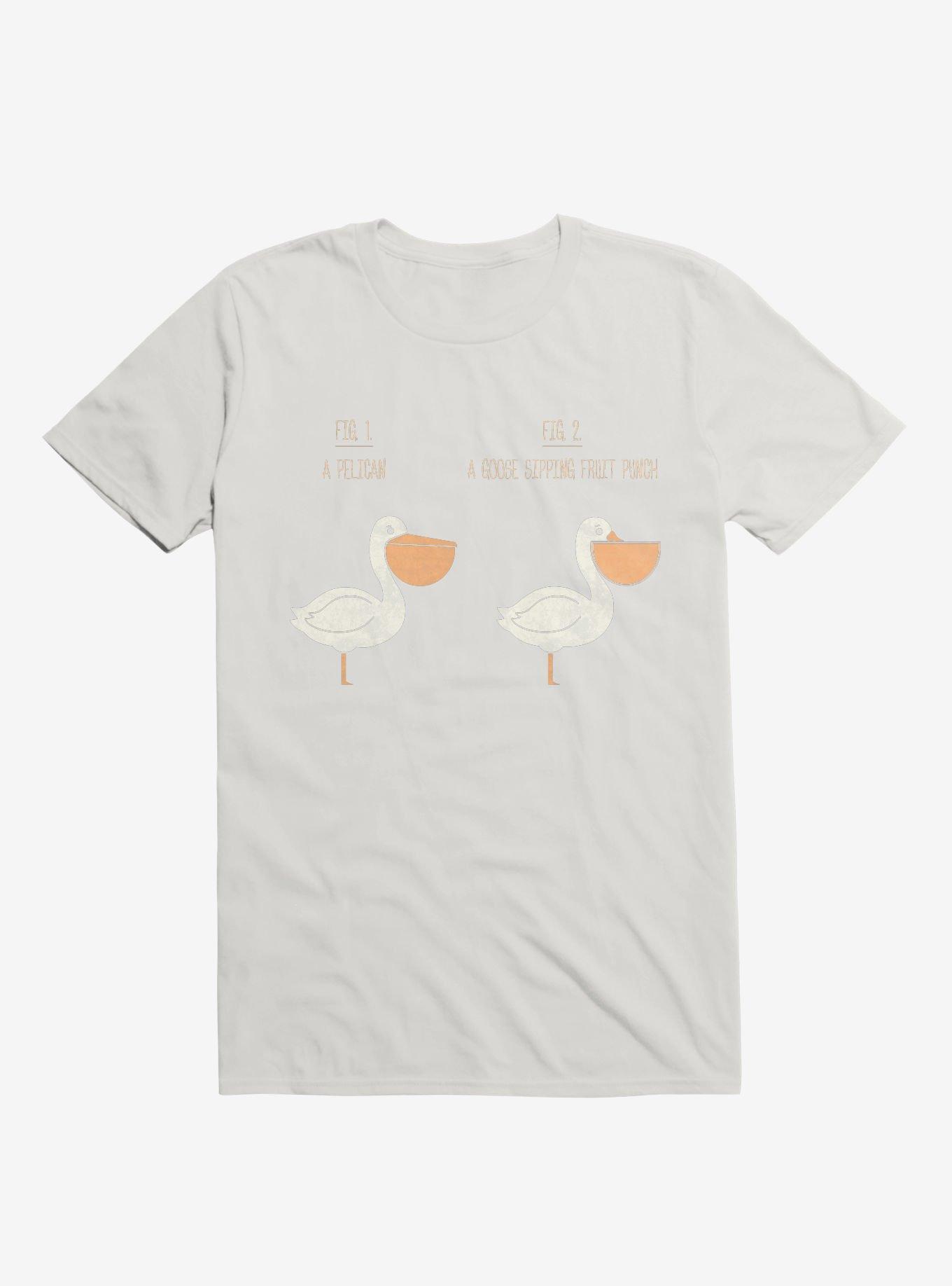 Know Your Birds A Pelican Or A Goose White T-Shirt, , hi-res