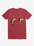 Know Your Birds A Toucan Or Bird With Taco Red T-Shirt, RED, hi-res