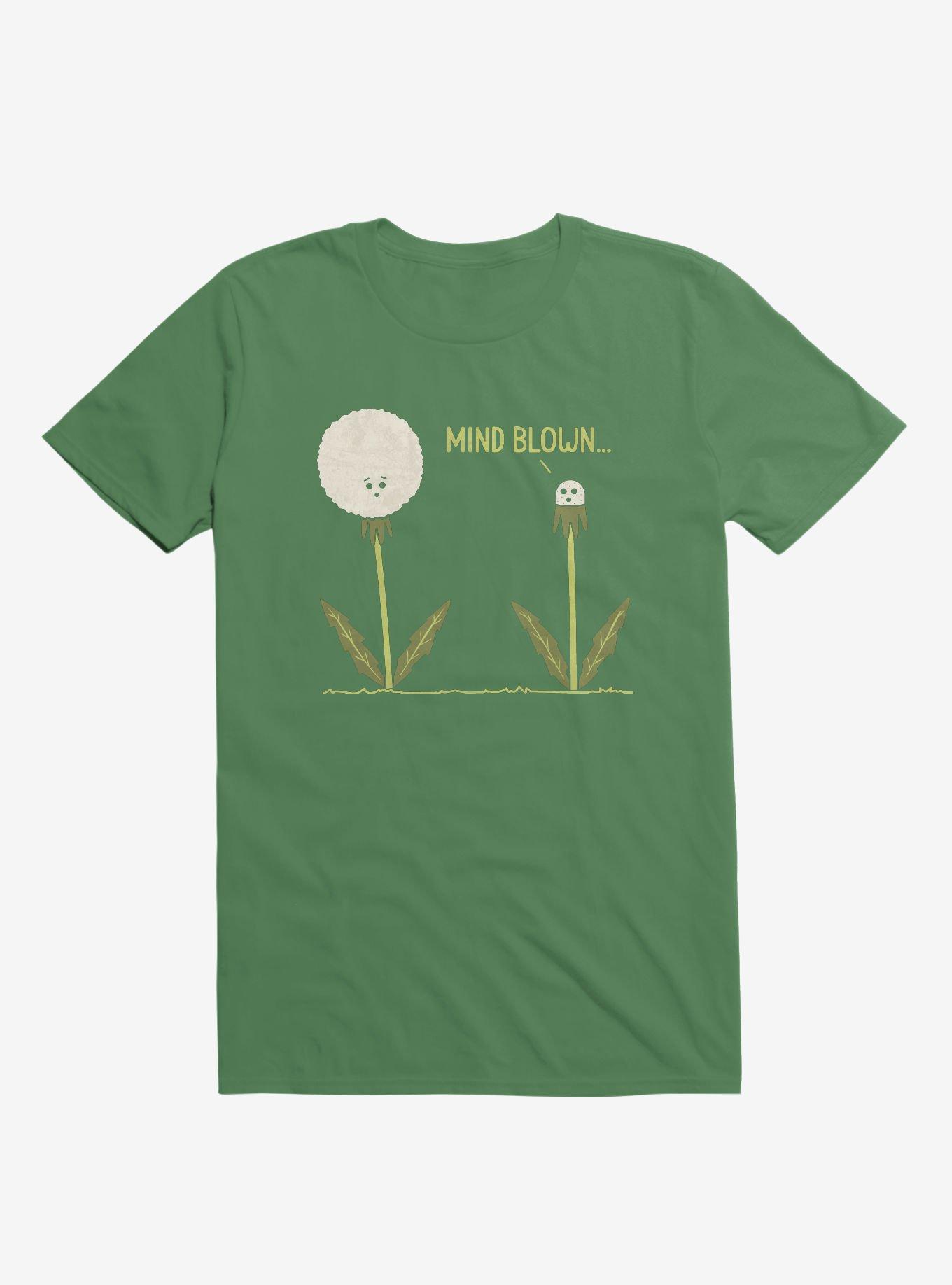 Mind Blown... Dandelion Irish Green T-Shirt, , hi-res