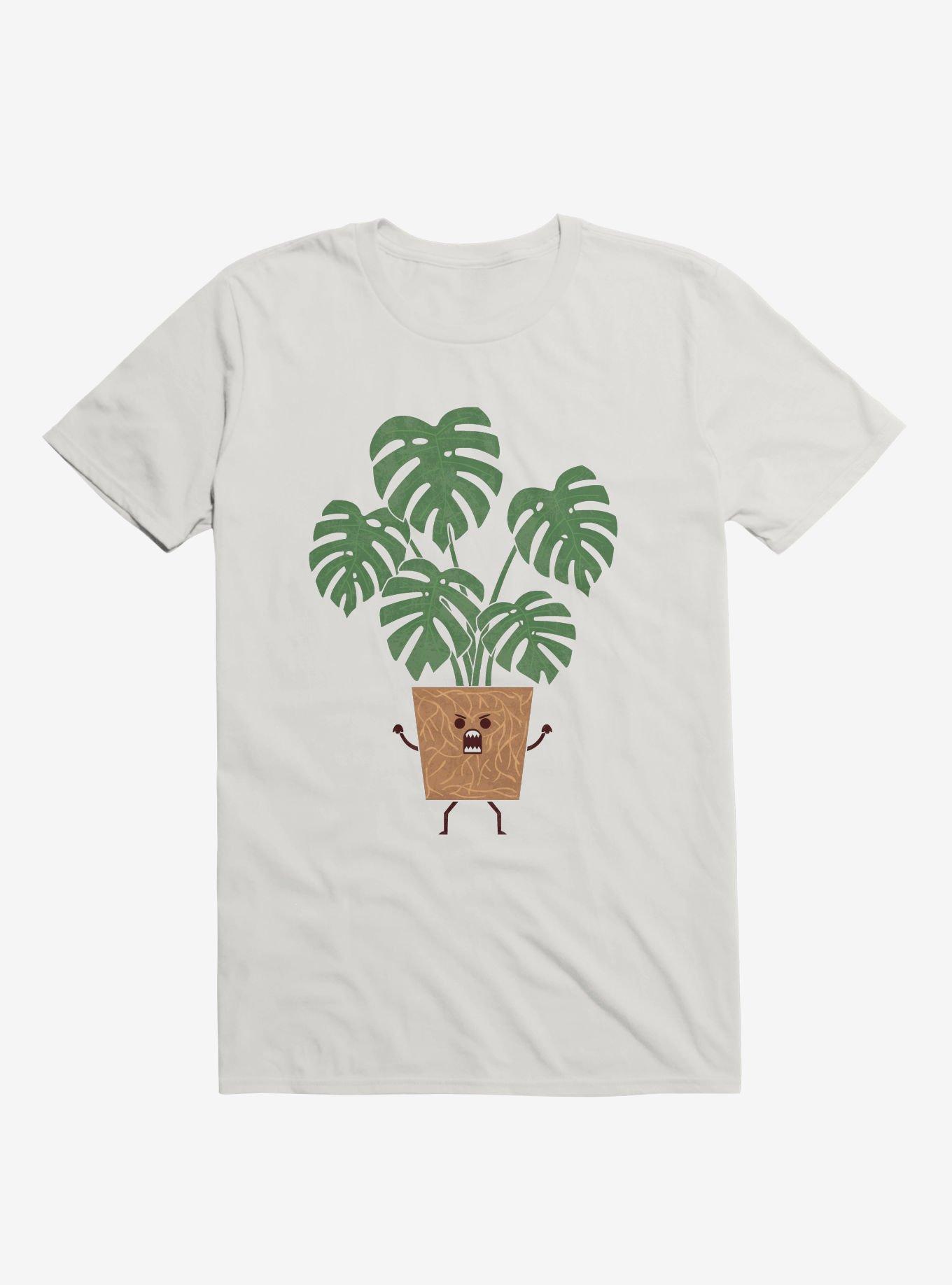 Monstera House Plant White T-Shirt