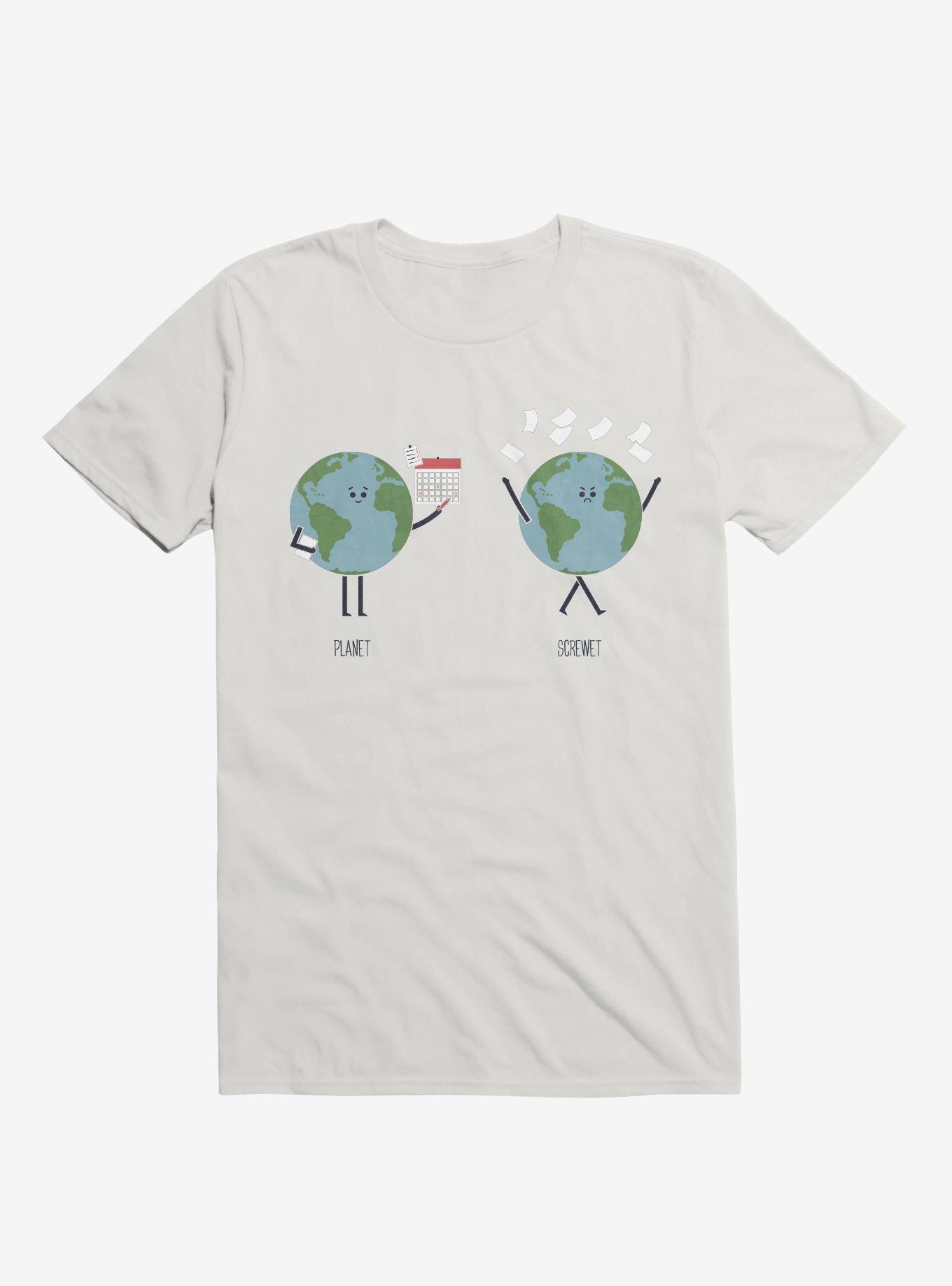 Opposites Planet Screwet White T-Shirt, , hi-res