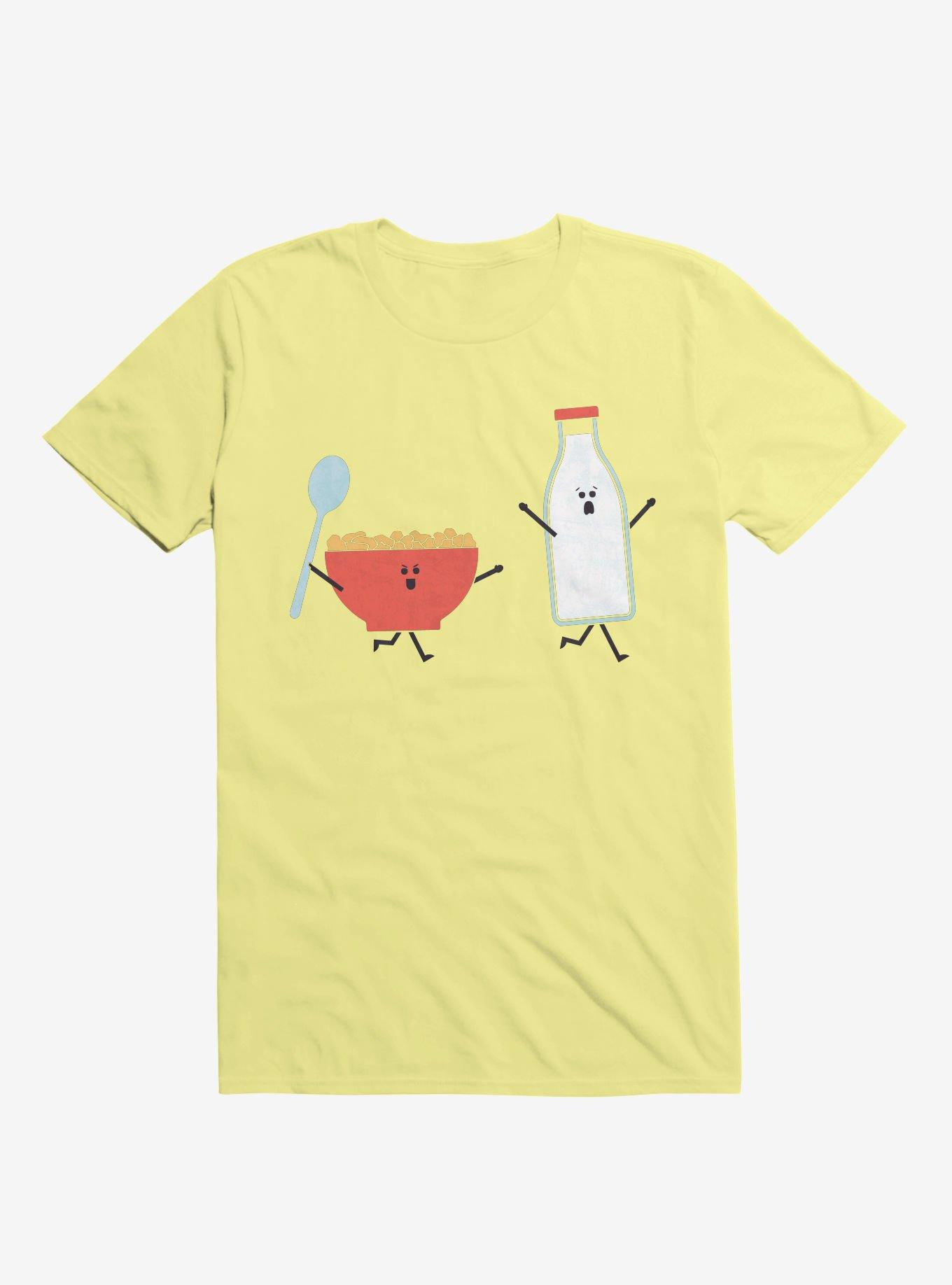 THRDLESS Cereal Killer Corn Silk Yellow T-Shirt