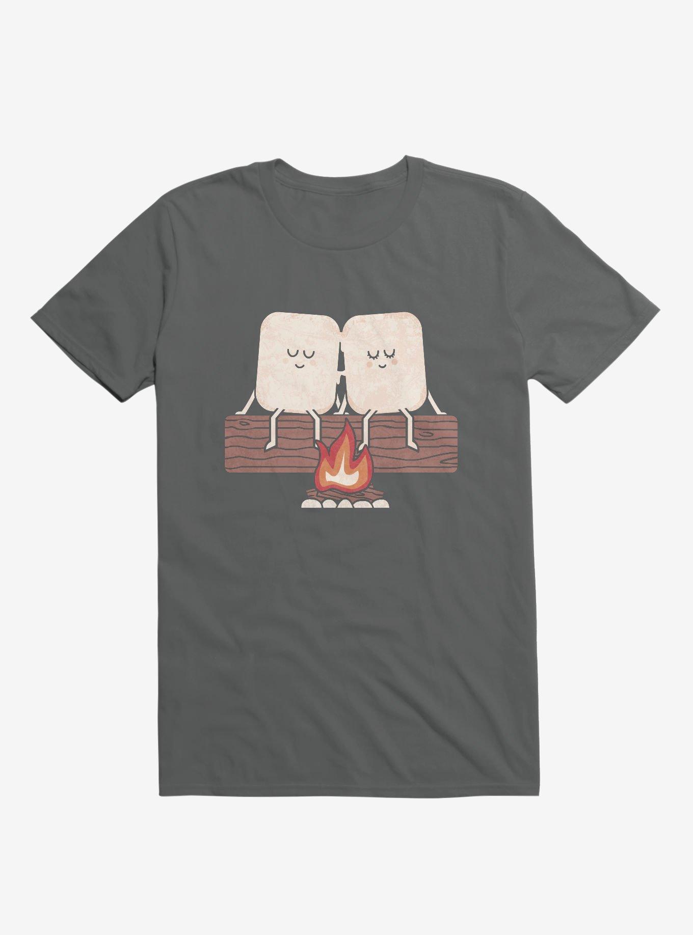 I Melt With You Marshmallows Charcoal Grey T-Shirt, CHARCOAL, hi-res