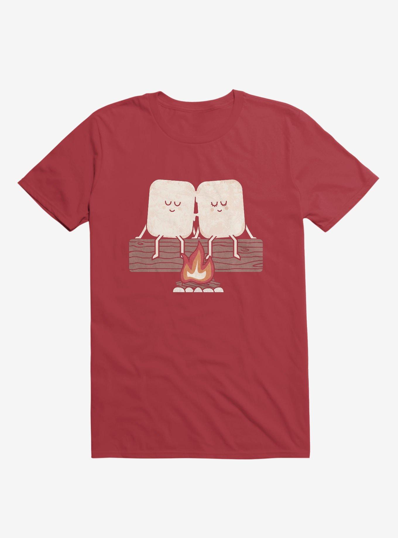 I Melt With You Marshmallows Red T-Shirt, RED, hi-res
