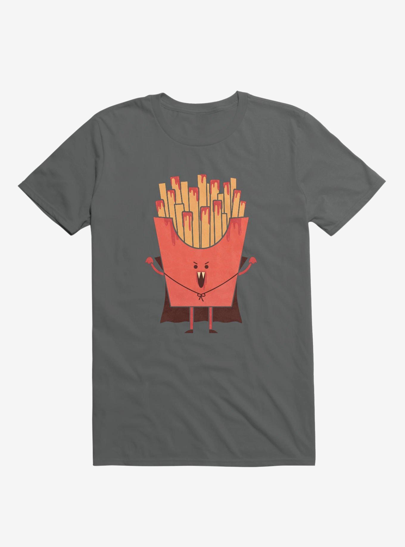 Nospotatu Vampire Fries Charcoal Grey T-Shirt