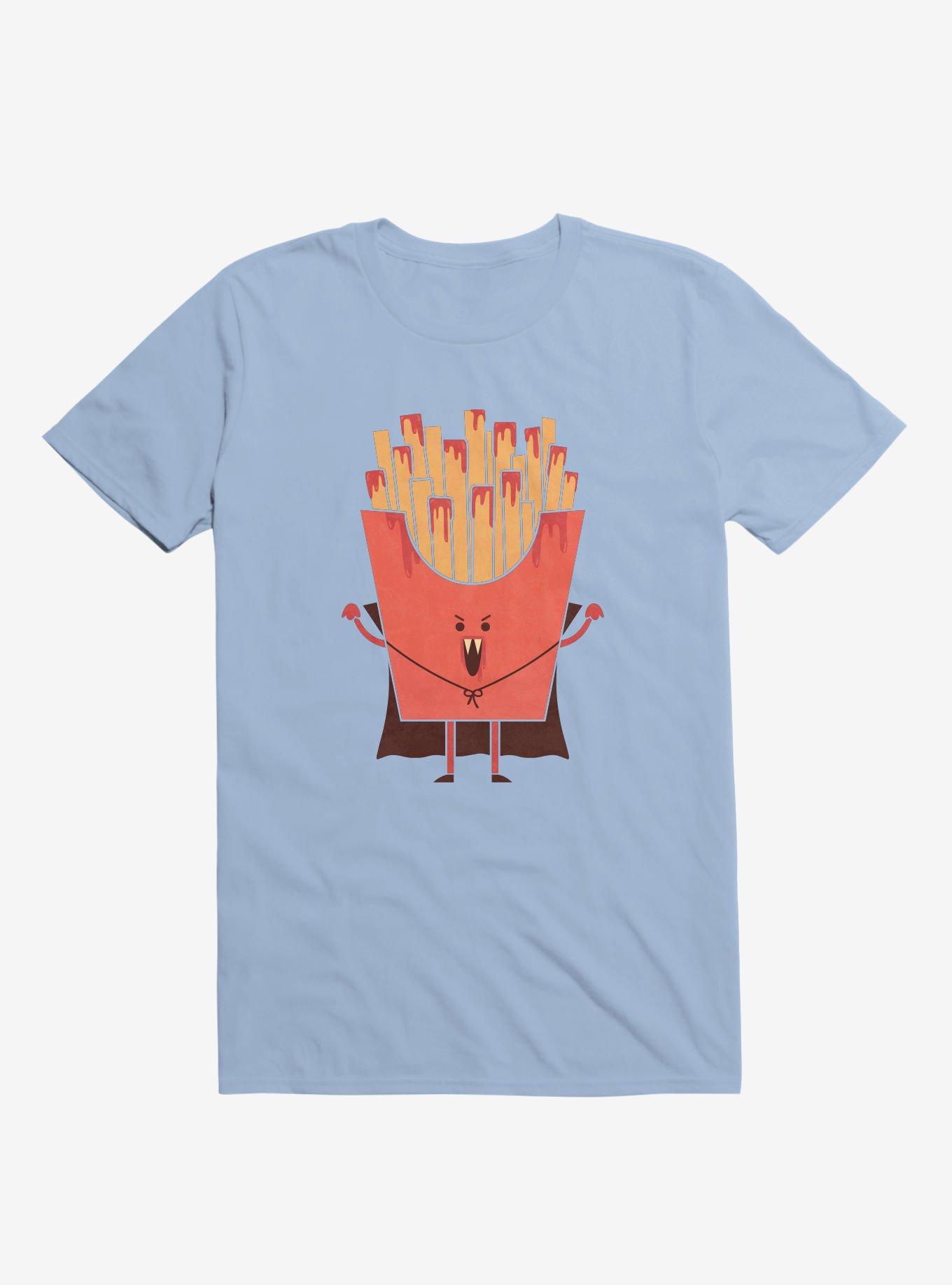 Nospotatu Vampire Fries Light Blue T-Shirt, LIGHT BLUE, hi-res