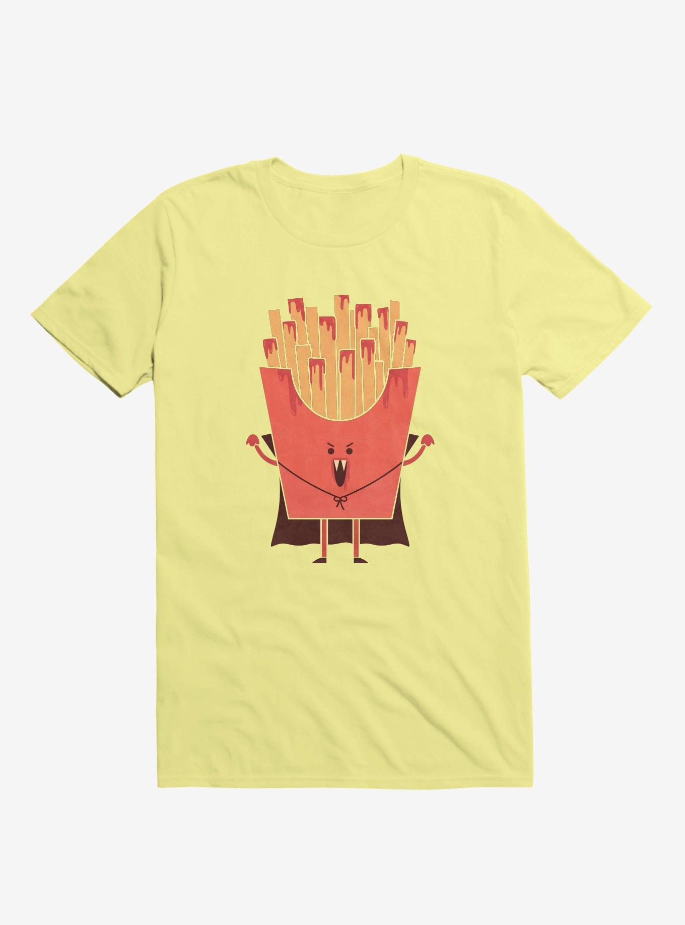 Nospotatu Vampire Fries Corn Silk Yellow T-Shirt, , hi-res