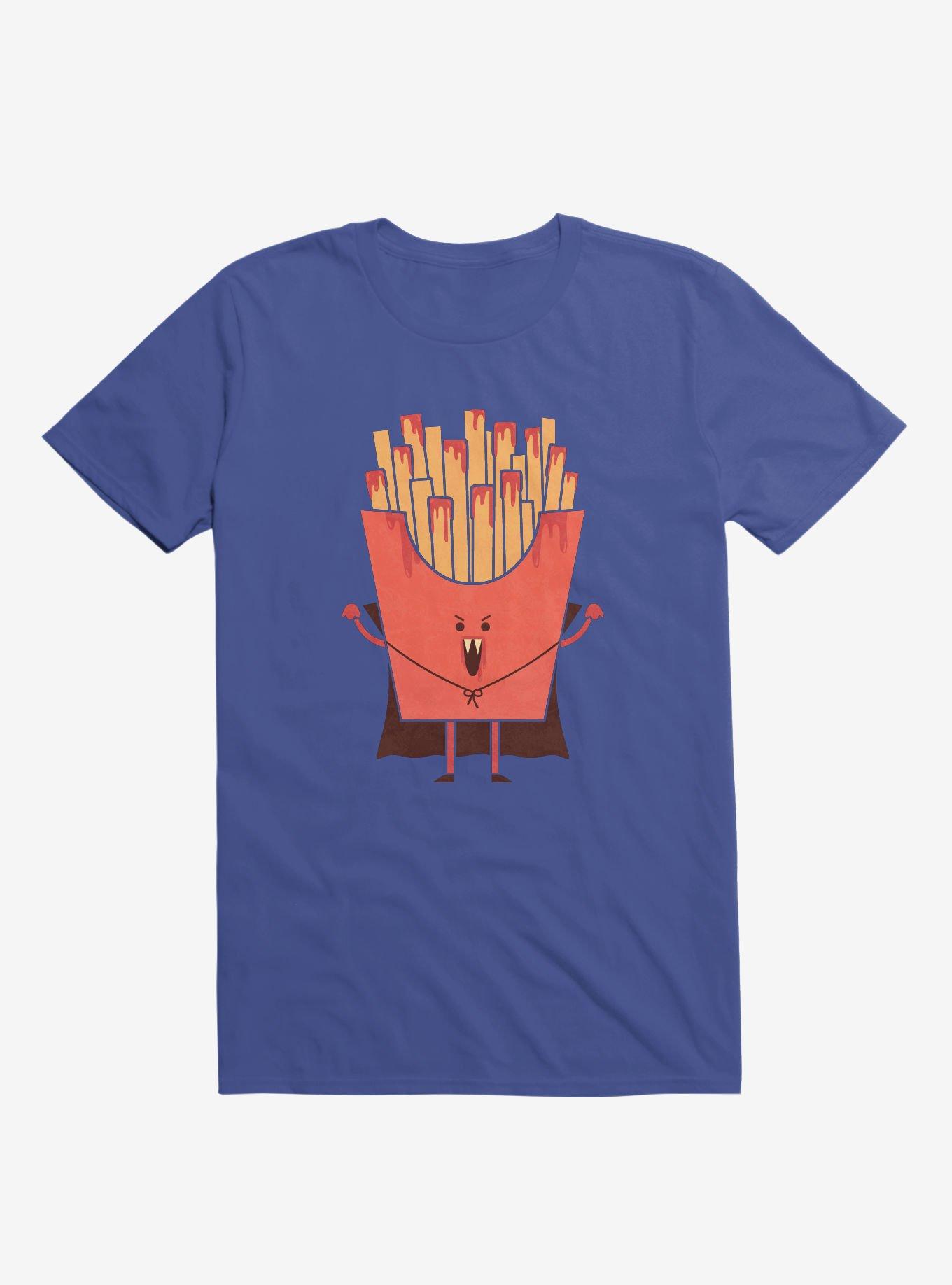 Nospotatu Vampire Fries Royal Blue T-Shirt